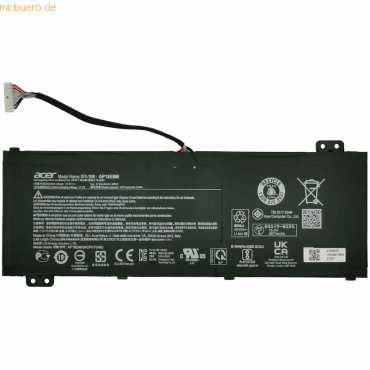 4059612652066 - Akku für Nitro 5 AN515-45 2021 Li-Pol 154 Volt 3733 mAh sch