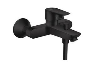 4059625232248 - Talis e Einhebel-Wannenmischer Aufputz Ausladung 194mm Farbe Schwarz Matt - 71740670 - Hansgrohe