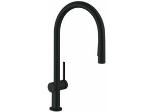 4059625269695 - M54 - Spültischarmatur Talis mit ausziehbarer Brause EcoSmart schwarz matt 72842670 - Hansgrohe