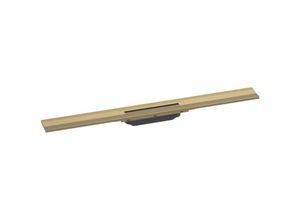 4059625349731 - RainDrain Flex - Duschrinne 800 mit Edelstahlrost kürzbar zur Wandmontage Bronze gebürstet 56051140 - Hansgrohe