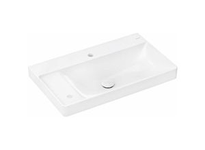 4059625414040 - Xelu q - Waschbecken 80x48 cm ohne Überlauf 2 Hahnlöcher SmartClean weiß 61031450 - Hansgrohe