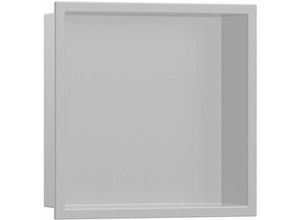 4059625443125 - XtraStoris Original - Wandnische mit Rahmen 300x300x100 mm betongrau 56061380 - Hansgrohe