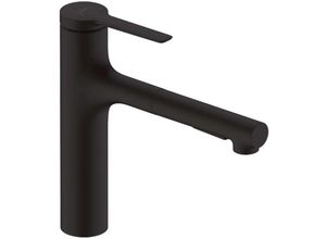 4059625462881 - Zesis M33 - Spültischarmatur mit ausziehbarer Brause sBox schwarz matt 74823670 - Hansgrohe