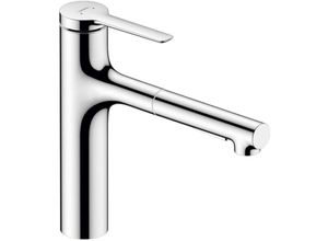 4059625462898 - Zesis M33 Einhebel-Küchenmischer 160 Ausziehbrause 2 Strahlarten (sBox) 74823 Farbe Chrom - 74823000 - Hansgrohe