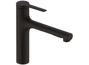 4059625464717 - Zesis M33 - Spültischarmatur mit ausziehbarer Brause schwarz matt 74822670 - Hansgrohe