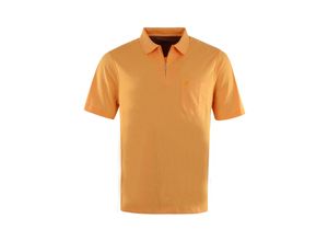 4059657790211 - Shirt Kurzarm-Poloshirt Softknit mit verdecktem Reißverschluss und Brusttasche in Regular Fit