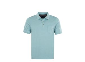 4059657813415 - Shirt Kurzarm-Poloshirt Softknit mit Knopfleiste und Brusttasche in Regular Fit