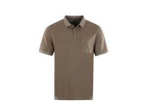 4059657813583 - Shirt Kurzarm-Poloshirt Softknit mit Knopfleiste und Brusttasche in Regular Fit