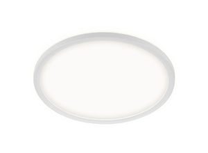 4059709005256 - Led Bad Deckenleuchte mit Backlight IP44 led Badezimmerlampe ultraflach neutralweißes Licht Weiß 290x35 mm (DxH) - Telefunken