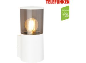 4059709005560 - Led Wandlampe Spritzwasser- und Staubschutz On Off Weiß Maße 24 x 105 x 125 cm - Telefunken