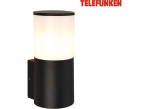 4059709005607 - Led Wandlampe Spritzwasser- und Staubschutz On Off Schwarz Maße 94 x 219 x 126 cm - Telefunken