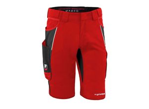 4059737012622 - ArbeitsshortsIRON in rot schwarz Größe 54 - modern kurze Arbeitshose - funktional-erweiterbar - rot schwarz - 54 - Qualitex 4059737012622 - ArbeitsshortsIRON in rot schwarz Größe 54 - modern kurze Arbeitshose - funktional-erweiterbar - rot schwarz - 54 - Qualitex