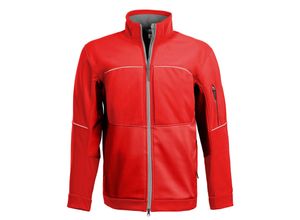 4059737017856 - QUALITEX HIGH QUALITY WORKWEAR Softshelljacke RESIST rot Herren L