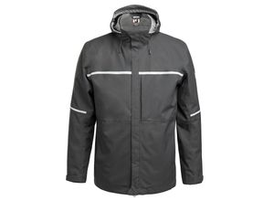 4059737017887 - QUALITEX HIGH QUALITY WORKWEAR Hardshelljacke RESIST anthrazit Herren L