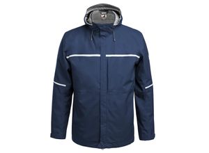 4059737018327 - QUALITEX HIGH QUALITY WORKWEAR Hardshelljacke RESIST marine Herren XXL