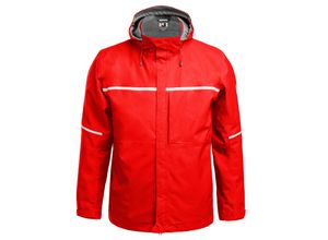 4059737018778 - QUALITEX HIGH QUALITY WORKWEAR Hardshelljacke RESIST rot Herren XXL