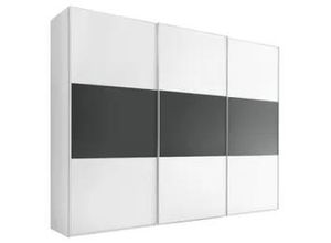 4059739373615 - Schwebetürenschrank Includo Weiß Anthrazit B ca 249 cm