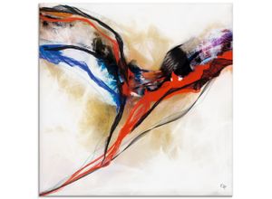 4059745137317 - Glasbild ARTLAND Engel - abstrakt I Bilder Gr B H 20 cm x 20 cm Glasbild Muster quadratisch 1 St bunt Bild Glasbild Glasbilder Bilder in verschiedenen Größen