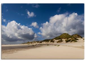 4059745476362 - Wandbild ARTLAND Wolkenimpression Amrum Bilder Gr B H 90 cm x 60 cm Leinwandbild Küste 1 St blau Kunstdrucke Bilder als Alubild Leinwandbild Wandaufkleber oder Poster in versch Größen