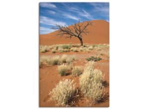 4059745659611 - Wandbild ARTLAND Namib-Wüste 2 Bilder Gr B H 60 cm x 90 cm Leinwandbild Afrika Hochformat 1 St orange Bild Poster Bilder als Alubild Leinwandbild Wandaufkleber oder in versch Größen