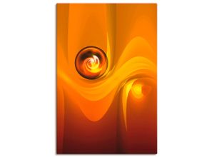 4059745847599 - Wandbild ARTLAND Balance Bilder Gr B H 60 cm x 90 cm Leinwandbild klassische Fantasie Hochformat 1 St orange Bild Poster Bilder als Alubild Leinwandbild Wandaufkleber oder in versch Größen