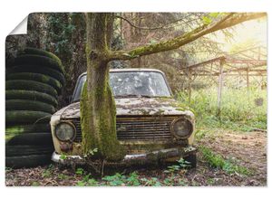 4059745897884 - Wandbild ARTLAND Lost Places - Rostlaube Lada- verlassen Bilder Gr B H 60 cm x 40 cm Poster Auto Querformat 1 St bunt Bild Poster Bilder als Alubild Leinwandbild Wandaufkleber oder in versch Größen
