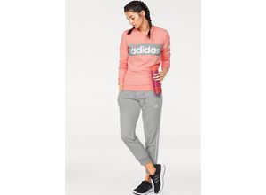 4059805252332 - Große Größen adidas Performance Jogginganzug grau-rosé GrM