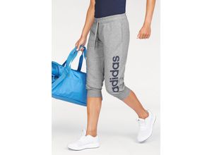 4059807784435 - Große Größen adidas Performance 3 4-Hose »ESSENTIALS LINEAR 3 4 PANT« hellgrau GrM