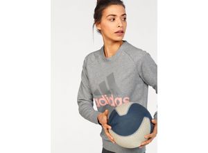 4059807810912 - Große Größen adidas Performance Sweatshirt »ESSENTIAL LIN SWEAT« grau-rosé GrM