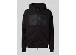 4059833402709 - Sweatjacke mit Logo-Print und Zweiwege-Reißverschluss