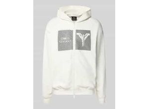 4059833402815 - Sweatjacke mit Logo-Print und Zweiwege-Reißverschluss