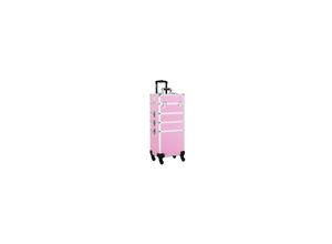 4059852824780 - Kosmetikkoffer 4 in 1 Schmuckkoffer Friseurkoffer Beautycase Schminkkoffer Pink