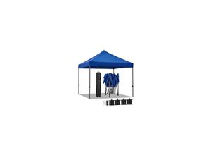 4059852825374 - Gartenpavillon Outdoor Verstellbarer Pavillon mit 4 Rollen für Hochzeit Camping Garten Feste3 x 3 m