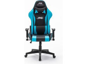 4059865090318 - Gaming Computerstuhl Real Gamers Pro schwarz blau Drehstuhl Gamer Büro Stuhl