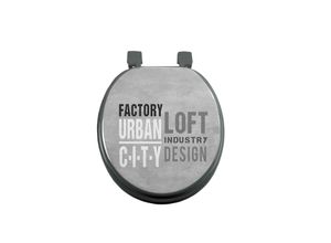 4059865095139 - Motiv WC Sitz Industrie Look Deckel Klodeckel Toilette Klobrille Toilettendeckel