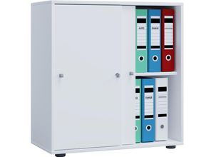 4059865111860 - Büroschrank Aktenschrank Mehrzweckschrank Kommode Sideboard Büro Schrank weiß