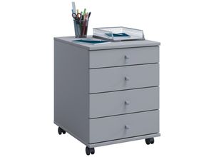 4059865112157 - Rollcontainer Bürocontainer 4 Schubladen Büro Schrank Schreibtisch Unterschrank