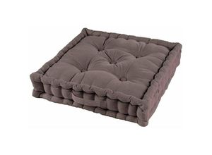 4059865132384 - Dynamic24 - Sitzkissen Stuhlkissen Auflagen Bankauflage 45 x 45 x 10cm taupe 1730802