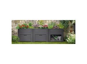 4059865147548 - Hochbeet 226cm Garten Schrank 600L Frühbeet Kräuterbeet Pflanzkasten Pflanztisch