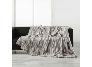 4059865150784 - Kuscheldecke Felloptik 125x150 Tagesdecke Felldecke Fellimitat Kunstfell Decke