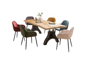 4059865156830 - Tisch 240x100 Mango Metall Holztisch Esstisch Speisetisch Küchentisch Esszimmer