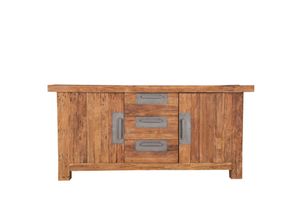 4059865157394 - Sideboard Coral Teak Kommode Wohnzimmer Esszimmer Schubladen Schrank Highboard