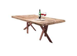 4059865157707 - Tisch 200x100 Teak Holztisch Esstisch Küchentisch Wohnzimmertisch Speisetisch