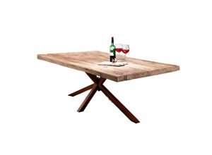 4059865158650 - Tisch 200x100 Teak Holztisch Esstisch Küchentisch Wohnzimmertisch Speisetisch