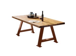 4059865158681 - Tisch 200x100 Teak Holztisch Esstisch Küchentisch Wohnzimmertisch Speisetisch