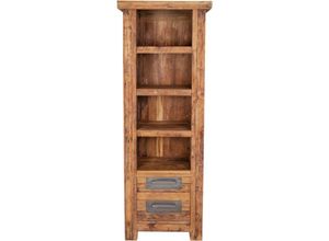 4059865160110 - Bücherregal CORAL Standregal Teak Holz Mehrzweck Schrank Ablage Regal 4059865160110 - Bücherregal CORAL Standregal Teak Holz Mehrzweck Schrank Ablage Regal