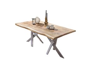 4059865161087 - Tisch 160x90 Mango natur Holztisch Esstisch Speisetisch Esszimmer Wohnzimmer