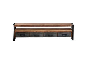 4059865161674 - Lowboard Panama Akazie Kommode Sideboard TV Fernseher Hifi Wohnzimmer Schrank