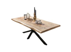 4059865162381 - Tisch 160x90 Mango natur Holztisch Esstisch Speisetisch Esszimmer Wohnzimmer