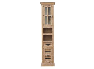 4059865163920 - Badezimmer Hochschrank Daipur Badschrank Badmöbel Bad Schrank Regal Massivholz